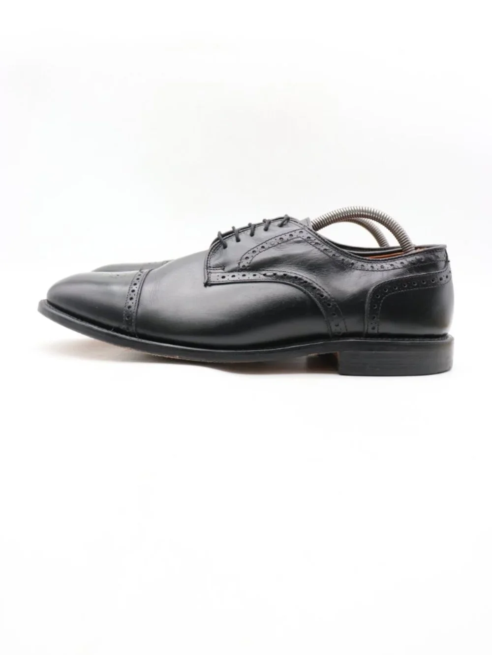 Allen Edmonds Colton Men's 10 E Cap Toe Brogue Black Leather Oxford Made In USA